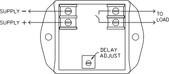 KB Series ON Delay Relay Wiring Diagram