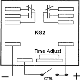 off delay relay wiring diagram