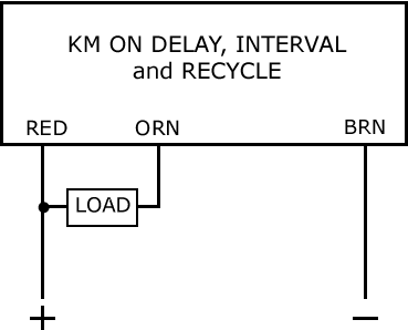 interval and recycle delay wiring drawing