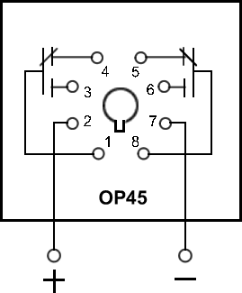 OP45 recycle relay schematic