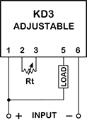 KD3 Adjustable Interval Delay Timer Wiring Diagram